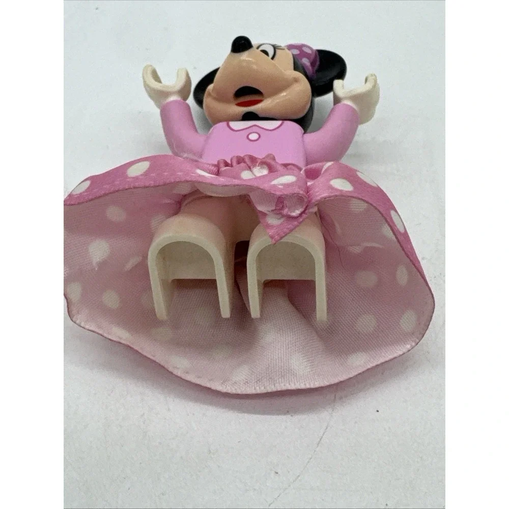 Lego Duplo Minnie Mouse Figure PINK with PINK POLKA DOT SKIRT